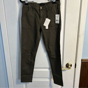 Sanctuary Admiral Skinny Utility Pants Fatigue Olive Green Size 27